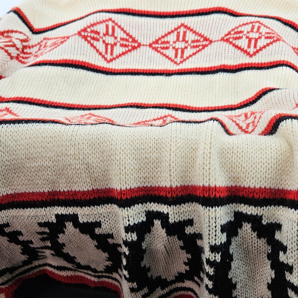Vintage Aztec Southwestern Cardigan‎ Sweater Large Retro Artsy Indie - Picture 6 of 6